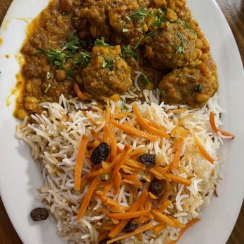 Afghan Choopan Restaurant - Meatballs, lentils and the fluffiest basmati rice! - Afghan Near Me - Bothell, Washington