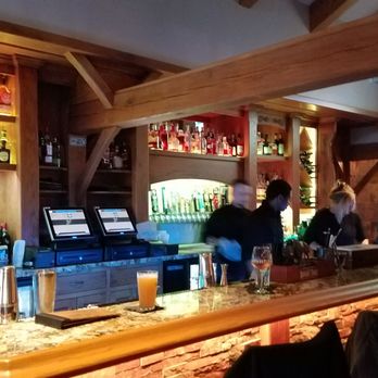 Oakside - Beautiful upstairs bar. - Seafood Near Me - Big Bear Lake, California