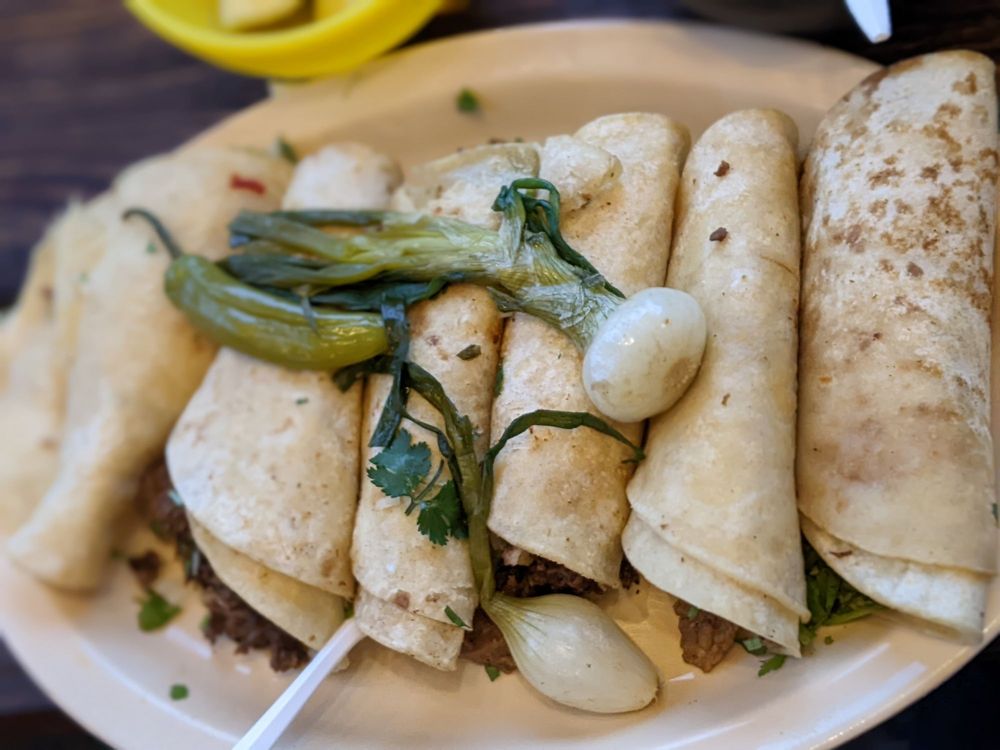 Food from El Oaxaqueño Mexican Restaurant