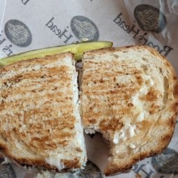 Yummy turkey panini.