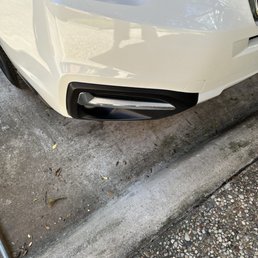 After the repair of my front bumper After the repair of my front bumper