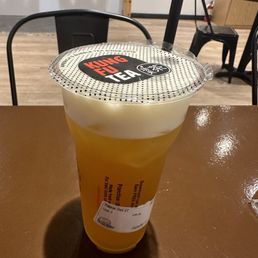 Passion Fruit GT w/ light ice. Passion Fruit GT w/ light ice.