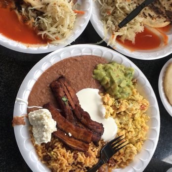Cactus Mexican Grill - Pupusas & typical Salvadoran/Central American style breakfast plates! - Mexican Near Me - Boston, Massachusetts