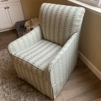 Red Door Upholstery - Chair after! - Furniture Reupholstery Near Me - San Francisco, California Red Door Upholstery - Chair after! - Furniture Reupholstery Near Me - San Francisco, California