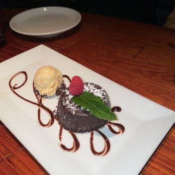Lure Fishbar - Molten chocolate cake - Seafood Near Me - New York, New York Lure Fishbar - Molten chocolate cake - Seafood Near Me - New York, New York