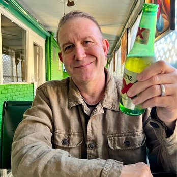 Aster's Ethiopian Restaurant - My adorable husband! - Ethiopian Near Me - Austin, Texas