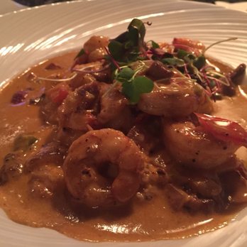 Artisan - Shrimp and Grits - quite delicious! - Southern Near Me - Greenville, South Carolina