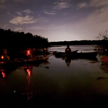 BK Adventure - Night Kayaking in mosquito river to see the bioluminescent algae. - Mountain Biking Near Me - Titusville, Florida