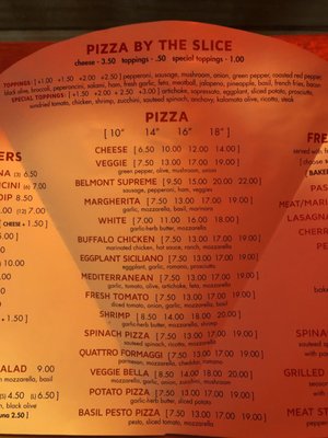 Menu photo 2 Belmont Pizzeria Richmond, VA Menu photo 2 Belmont Pizzeria Richmond, VA