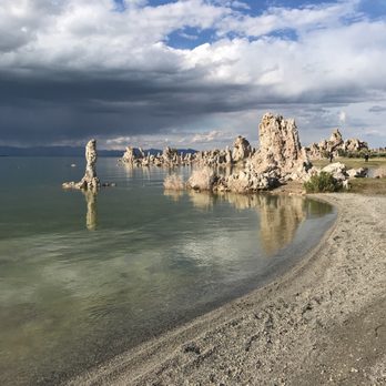 Mono Lake Tufa State Reserve - Perfect weather. Clouds always add for a great backdrop addition - Lakes Near Me - Lee Vining, California Mono Lake Tufa State Reserve - Perfect weather. Clouds always add for a great backdrop addition - Lakes Near Me - Lee Vining, California