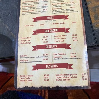 King’s Falafel - Menu - Mediterranean Near Me - Jersey City, New Jersey King’s Falafel - Menu - Mediterranean Near Me - Jersey City, New Jersey