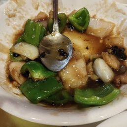 Fish with black bean sauce Fish with black bean sauce