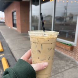Teddy Graham ice latte