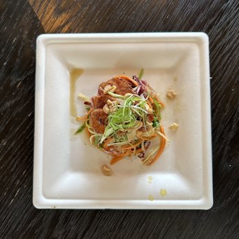 Caprio Cellars - Hoisin duck salad - IG @bougiefoodieboi - Wineries Near Me - Walla Walla, Washington