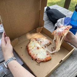 Cheryl's Snack Shack - Personal cheese pizza.