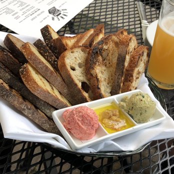 Bluebeard - Bread. Straw berry butter. Roasted Garlic butter. Anchovies butter. - New American Near Me - Indianapolis, Indiana