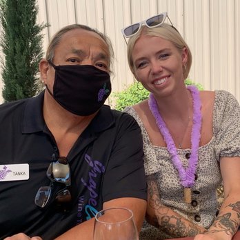 Grapeline Wine Tours - Tanka and Bailey the birthday girl! - Wine Tours Near Me - Temecula, California Grapeline Wine Tours - Tanka and Bailey the birthday girl! - Wine Tours Near Me - Temecula, California
