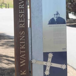 Jack Watkins Reserve - You know your there when you see this sign.