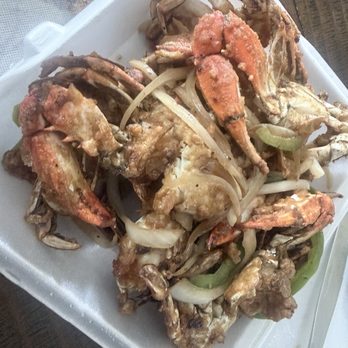 Ocean Blue Seafood Restaurant - Salt and Pepper crabs - Seafood Near Me - Norfolk, Virginia