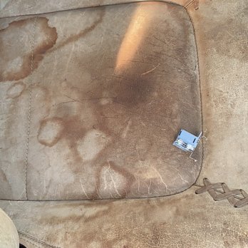 Leather Menders - Old seat - Furniture Reupholstery Near Me - Austin, Texas