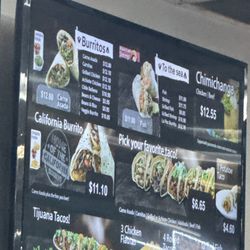 Santanas Mexican Grill - Menu