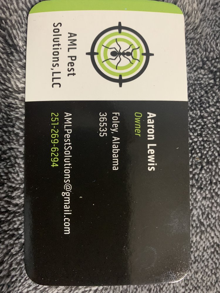 AML PEST SOLUTIONS Updated August 2024 Request a Quote Foley, Alabama Pest Control