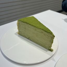 Green Tea Mille Crepe Cake