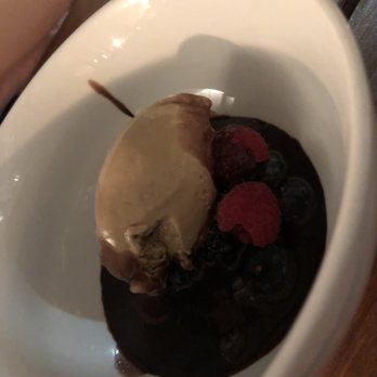 Violet - Warm Chocolate Soup, Coffee Ice Cream, Fresh Berries - New American Near Me - Seattle, Washington
