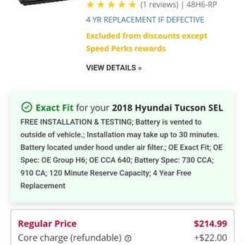 Advance Auto Parts - Copy of the battery that says free installation. - Auto Parts & Supplies Near Me - Bel Air, Maryland Advance Auto Parts - Copy of the battery that says free installation. - Auto Parts & Supplies Near Me - Bel Air, Maryland