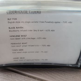 Methow Valley Ciderhouse - Cider List - Cideries Near Me - Winthrop, Washington