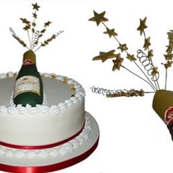 Sugar Rose Cake Company - Champage Bottle Cake