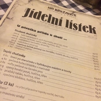 Na Břežance - First page of menu - Pubs Near Me - Praha-2, Puerto Rico Na Břežance - First page of menu - Pubs Near Me - Praha-2, Puerto Rico