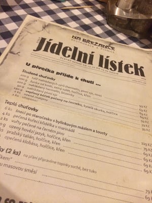 Menu photo 3 Na Břežance Praha-2, PR Menu photo 3 Na Břežance Praha-2, PR