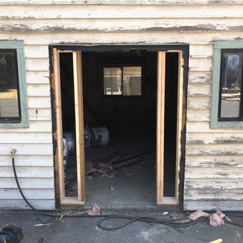 Upfront Construction - Framed door opening - Waterproofing Near Me