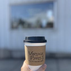 Vintage Paris Coffee and Wine Cafe - Latte