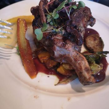 Wild Sage Bistro - Porckchop and potatoes - New American Near Me - Spokane, Washington Wild Sage Bistro - Porckchop and potatoes - New American Near Me - Spokane, Washington