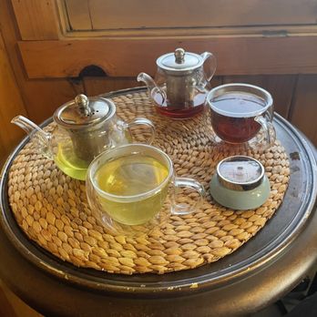 Shala Tea Company - Green tea and black tea + brewing timer - Coffee & Tea Near Me - Idyllwild, California Shala Tea Company - Green tea and black tea + brewing timer - Coffee & Tea Near Me - Idyllwild, California