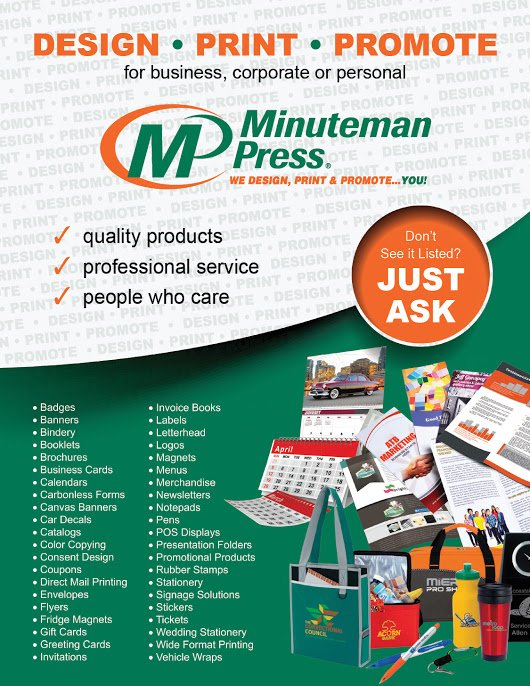MINUTEMAN PRESS Updated September 2024 16 Photos 605 N Bentz St