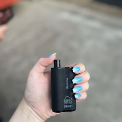 East Nails & Spa - White and blue ombré