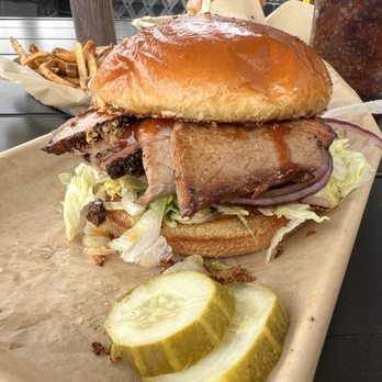 Colt Grill Bbq & Sprits - The Brisket sandwich - Bars Near Me - Prescott, Arizona