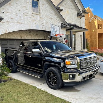 Texas Tinted - GMC Sierra 5% Ceramic Tint - Car Window Tinting Near Me - Houston, Texas Texas Tinted - GMC Sierra 5% Ceramic Tint - Car Window Tinting Near Me - Houston, Texas