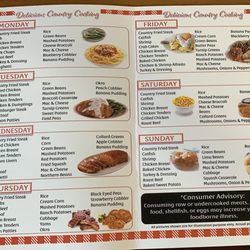 Country Cafe - Menu