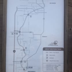 Great Western Trail - Map