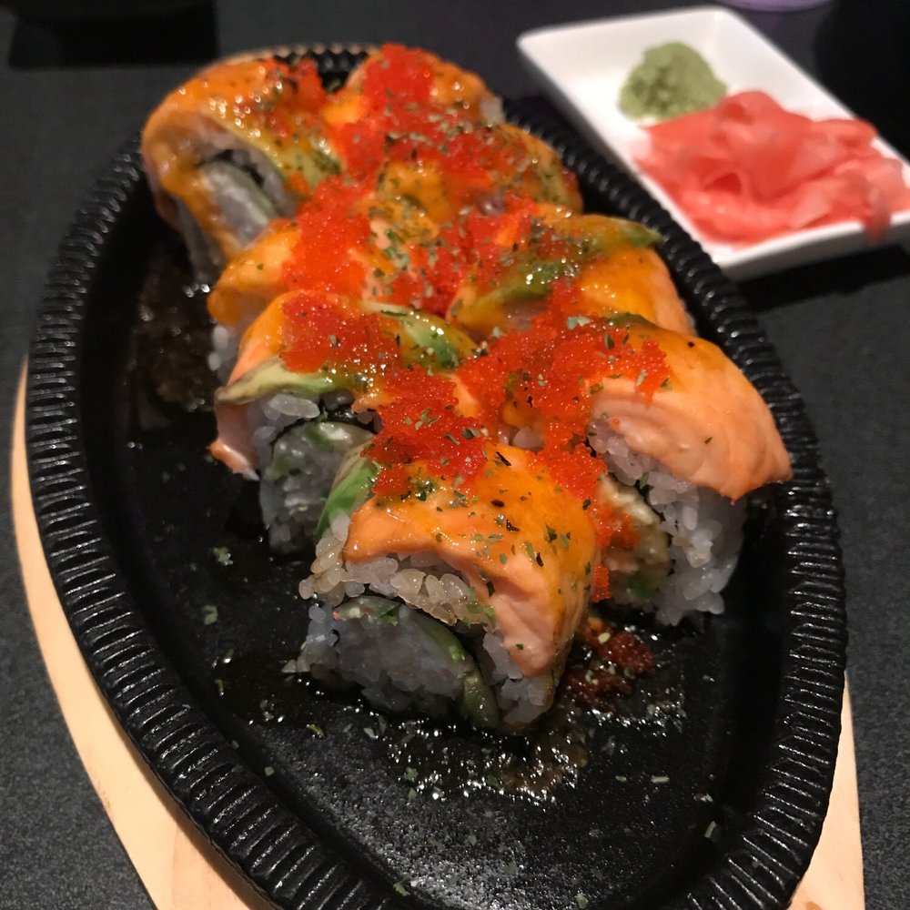 Ahoyama Restaurant - Baked salmon roll - Sushi Bars Near Me - Hurst, Texas
