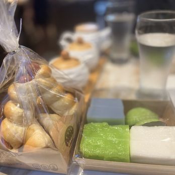 Malacca Cafe - a variety of pastries on a table - Malaysian Near Me - Southlake, Texas