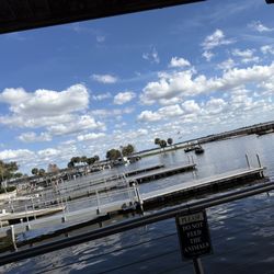 Captain and Tequila Dockside at Big Toho Marina - Docks next to the restaurant