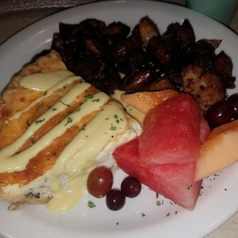 Clary's Corner Cafe - Crab quiche,potatoes, and fruit... thia has loads of crab meat was awesome - Cafes Near Me - Lake Worth, Florida Clary's Corner Cafe - Crab quiche,potatoes, and fruit... thia has loads of crab meat was awesome - Cafes Near Me - Lake Worth, Florida
