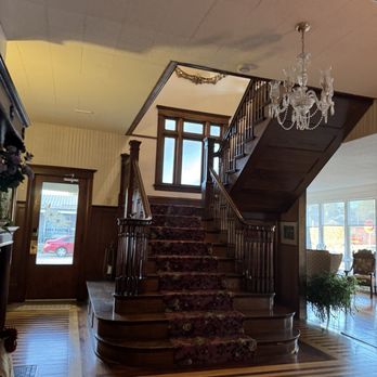 The Boho Buffalo Inn - Stairs up to the rooms - Hotels Near Me - Buffalo, Wyoming