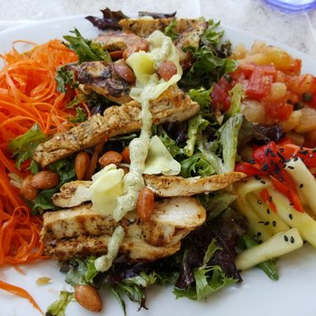 Jeffrey's Grill & Catering - Chicken salad sans croutons - New American Near Me - Carmel, California Jeffrey's Grill & Catering - Chicken salad sans croutons - New American Near Me - Carmel, California