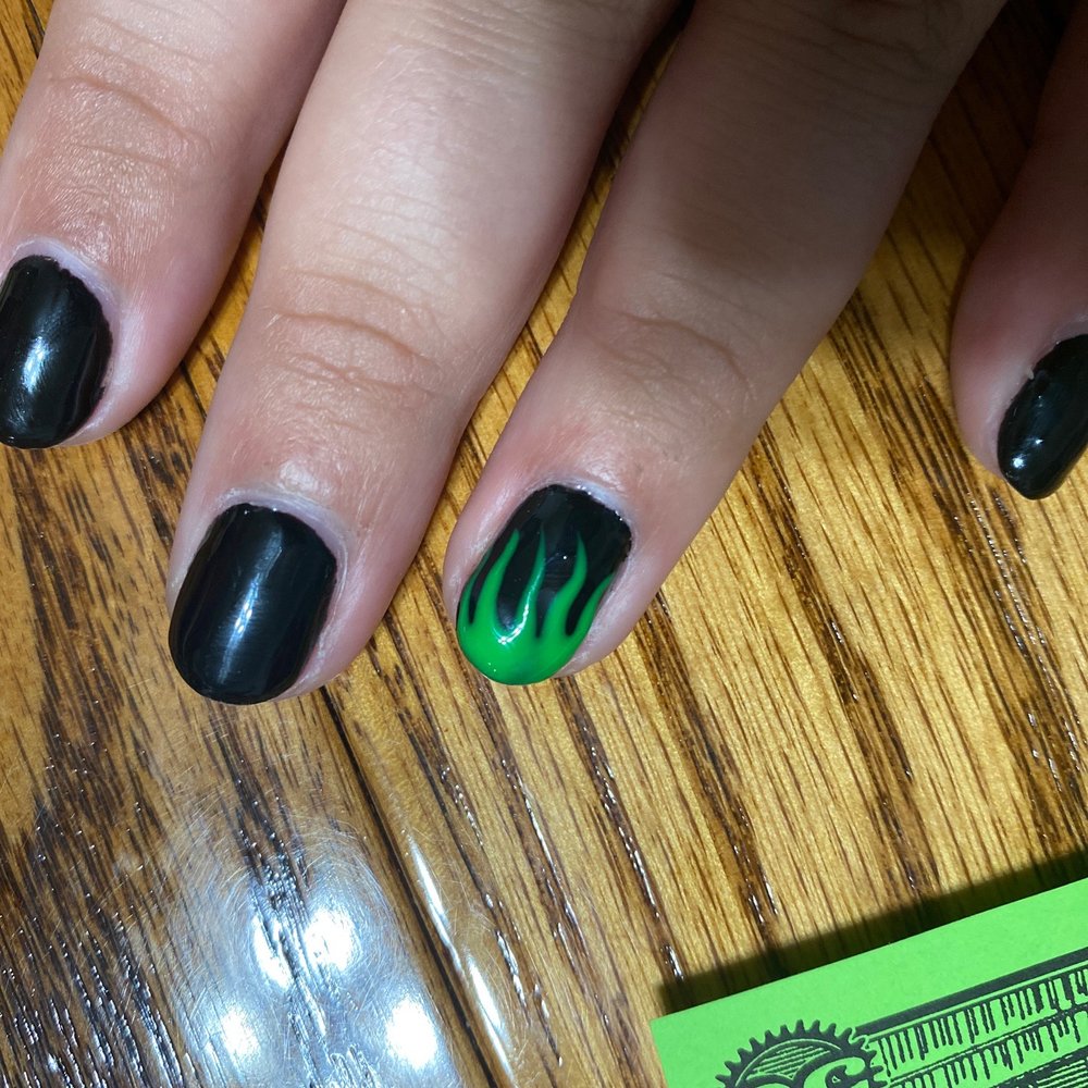 Love Nails - "Flame" what I got. - Nail Salons Near Me - Ames, Iowa